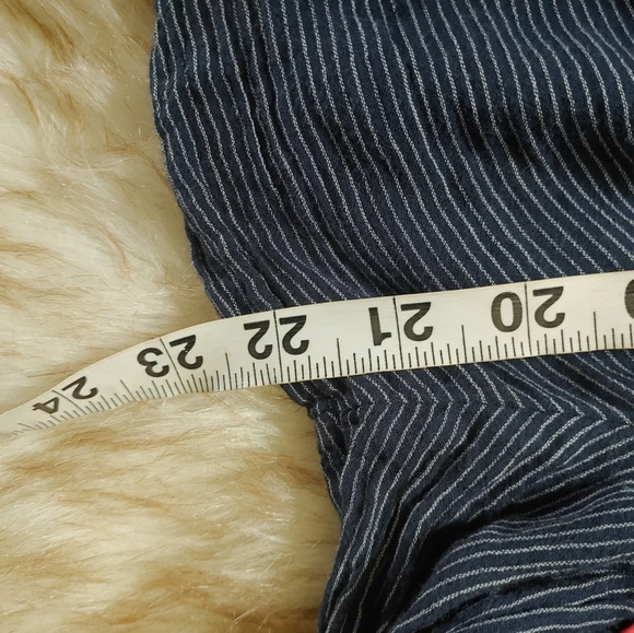 Free People Hearts & Colors Top Blouse Size XS Navy Blue - Picture 6 of 8